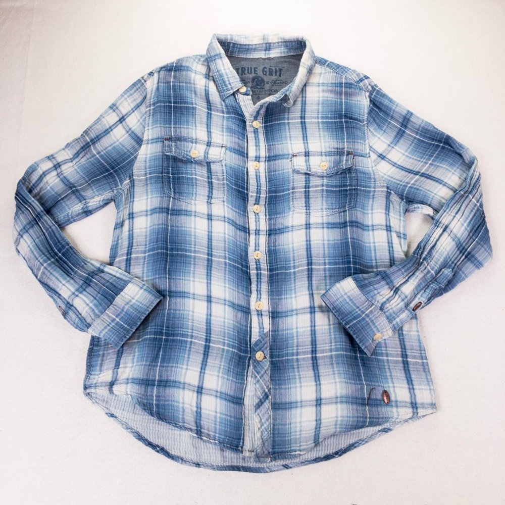 True Grit Button Down Shirt Size Large
